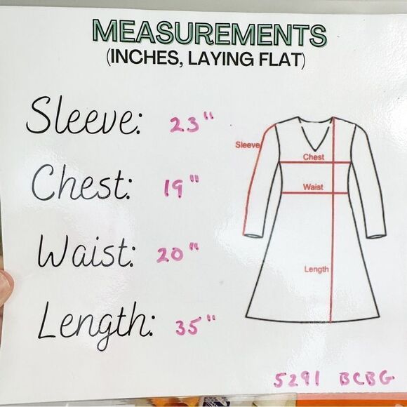 BCBG Maxazria Ajax Blue Chambray Mini Full Shirtdress Bell‎ Sleeve Small - Picture 11 of 15